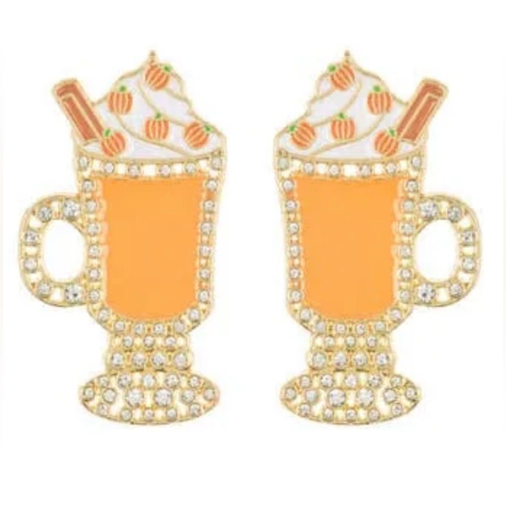 BaubleBar The Spice of Life Pumpkin Spice Latte Earrings